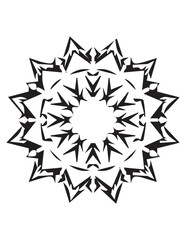 abstract star shape