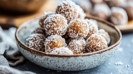 Vegan Coconut-Ginger Caramels With Copy Space