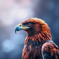 Naklejka premium portrait of a eagle