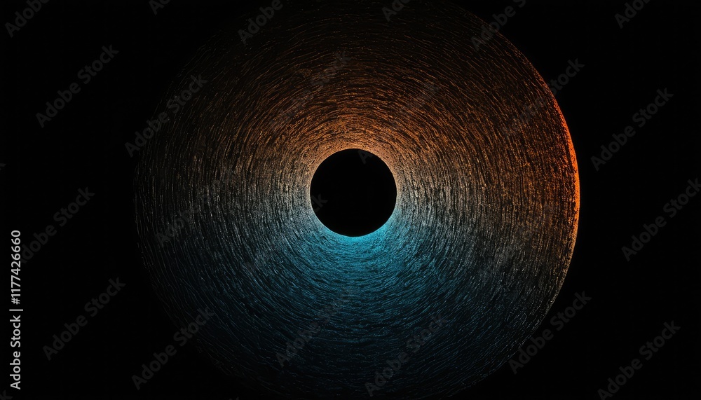 Poster beautiful abstract colourful shiny ring wave background starburst dynamic rings 3d rendering illus 2