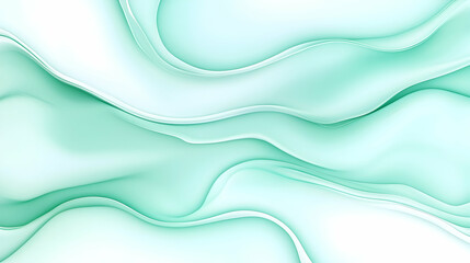 Abstract Teal Waves Background.  Fluid design, perfect for websites or presentations.