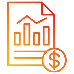 Financial Report Icon