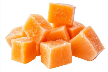 Frozen Mango Cubes Sweet, Juicy, Ready-to-eat Fruit