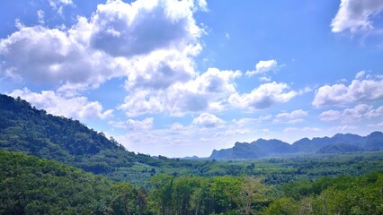 Some beautiful places in Huai Yot District, Trang Province, Thailand.