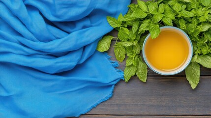 A flexible work-from-home lifestyle captured with a laptop on a dining table, a planner, and a cup of tea, symbolizing balance and adaptability