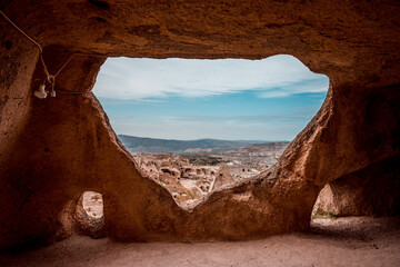 View through a Rocky Archway