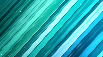 Abstract diagonal lines background in teal, turquoise, and blue shades with subtle sparkle. Perfect for modern designs, presentations, or website backgrounds.