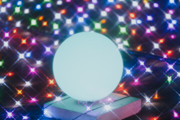 カラフルなクリスマスのイルミネーション2024年