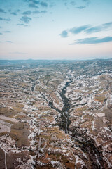 Scenic View of Cappadocia's Rock Formations