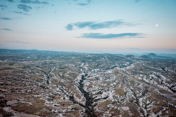 Scenic View of Cappadocia's Rock Formations