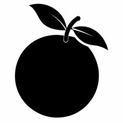 guava black silhouette vector art