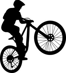 mountain bike silhouette