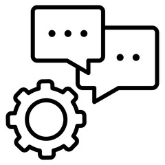 Decision Engine  Icon Element For Design