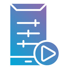 Fototapeta premium Smartphone Icon