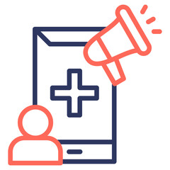 Obraz premium Social Media Icon