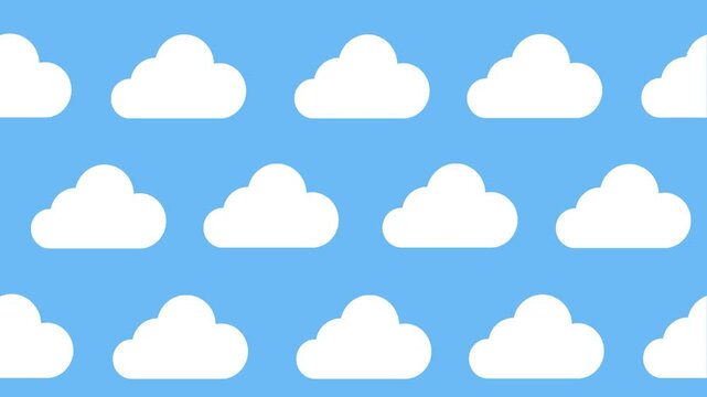 animated video moving cloud pattern