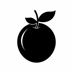 Abiu Black Silhouette Vector Art