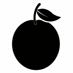 Abiu Black Silhouette Vector Art