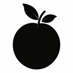 Abiu Black Silhouette Vector Art