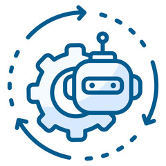 Automation Bot  Icon Element For Design