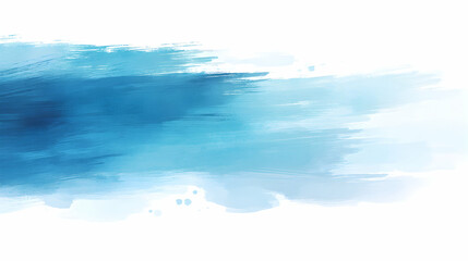 Fototapeta premium Abstract blue watercolor wash background texture, perfect for website banners, social media, and design projects. Ideal for adding a serene and artistic touch.