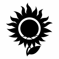 sun and laurel wreath