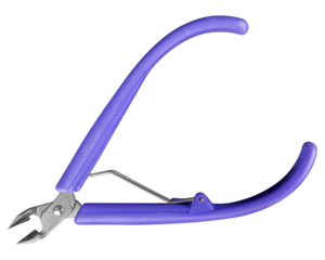 Purple nail clippers