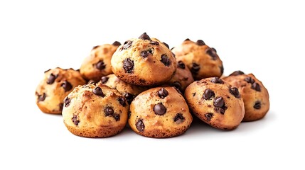 Baking chocolate chip cookies at home delicious treats food photography bright background close-up culinary art