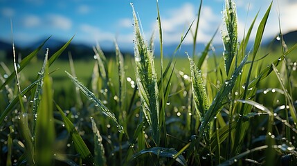 Naklejka premium spring in the grass 