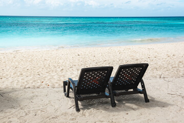 Tropical Caribbean beach, Dominican Republic