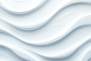 Obraz premium Abstract wavy white texture background with layered patterns