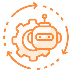 Automation Bot  Icon Element For Design