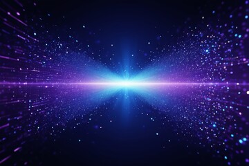 a blue and purple abstract background with a star burst