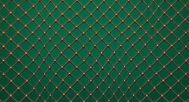 Diamond grid pattern background in green pattern background