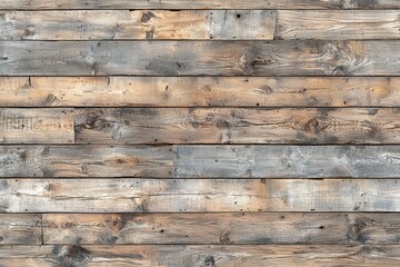 Rustic reclaimed wood planks wall background for texture or design