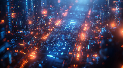 Fototapeta premium Data processing