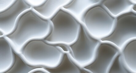 Obraz premium Organic textured pattern background in white pattern background