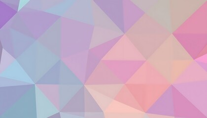 Fototapeta premium Pastel Polygon Abstract Background Soft Color Geometric Design