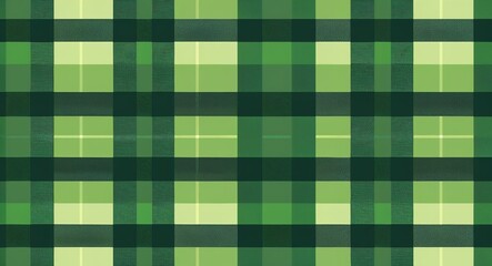 Simple plaid pattern background in green pattern background
