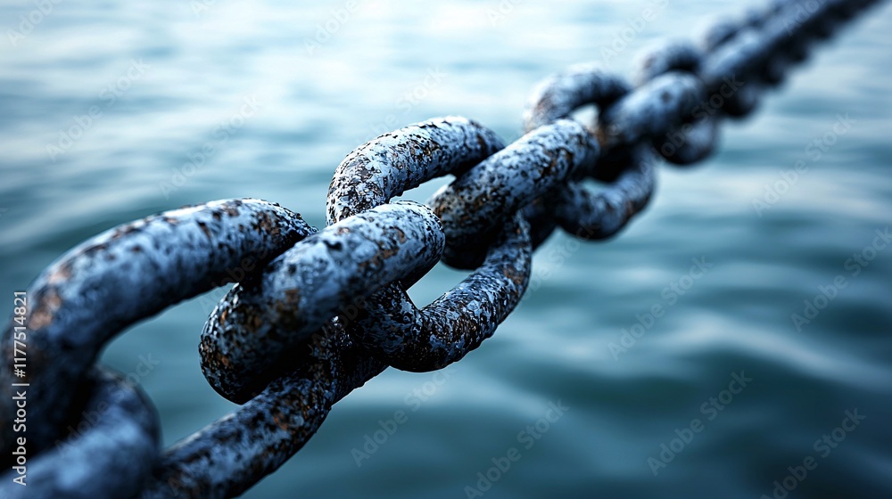 Poster Online security basics emphasized with someone updating their software regularly Stock Photo with side copy space