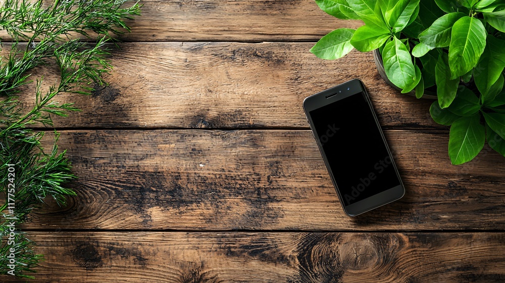 Poster Tech troubleshooting illustrated with a step-by-step guide for clearing device cache Stock Photo with side copy space