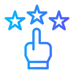 rating gradient icon