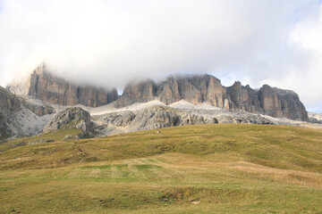 mountain landscape of Dolomites, Italy 