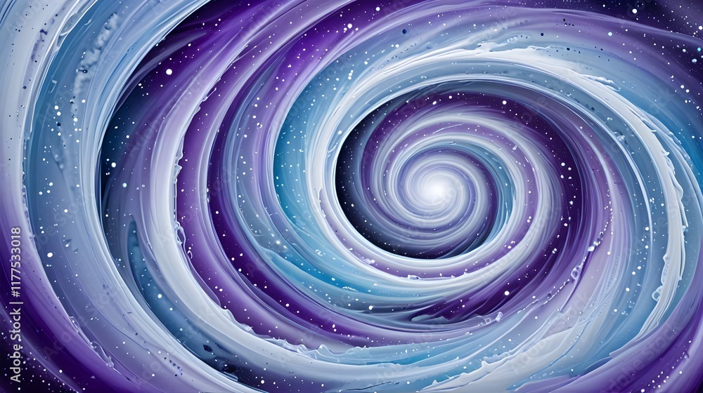 Poster abstract background gradient color purple iceh blue spiral spiral like galaxy. abstract background g