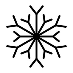 Ice Crystals Vector Icon Design