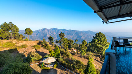 Lansdowne is a quaint and charming hill station with oak forests, snow-capped mountains and lush green valleys in the north Indian state of Uttarakhand © mrinal