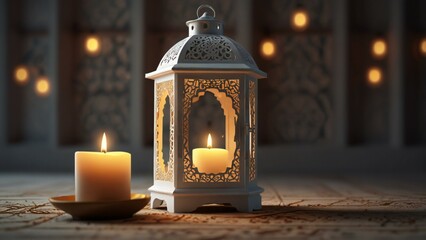 christmas candle in the church