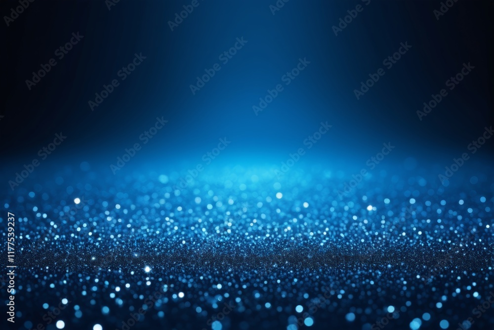 Canvas Prints a blue background with a lot of small dots