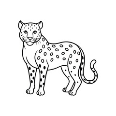 leopard line art.eps