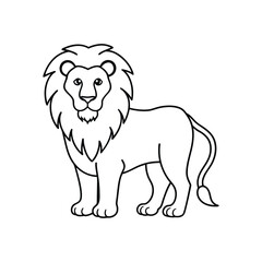 lion line art.eps